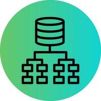 Data Flow Vector Icon Design