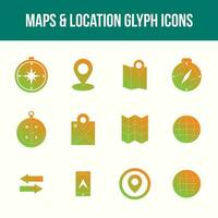 Maps and location vector