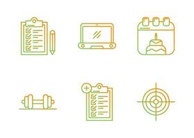 Reminder and To Do Vector Icon Set