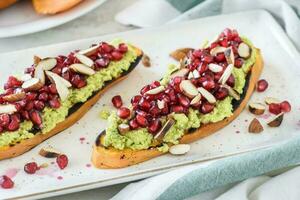 Avocado and sweet potato photo