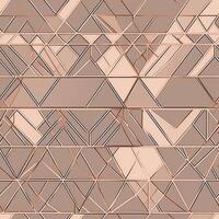 Geometric shapes seamless pattern illustration soft color and rose gold details. photo