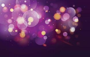 Purple Sparkle Bokeh Effect Background vector