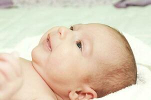 little newborn baby photo