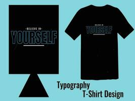 typography t-shirt design vector
