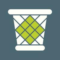 Paper Bin Vector Icon