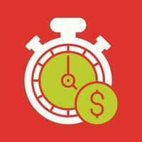 Time Of Money Vector Icon