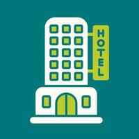 icono de vector de hotel