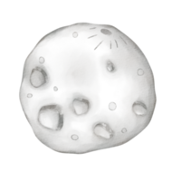 watercolor moon space clip art png