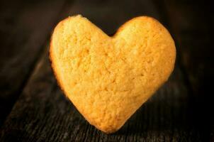 galletas con forma de corazón foto