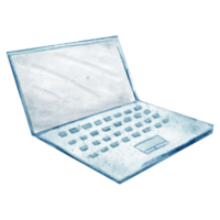 watercolor laptop gadget png