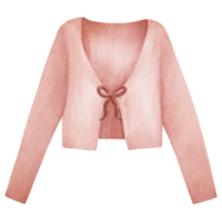 vattenfärg mode cardigan png