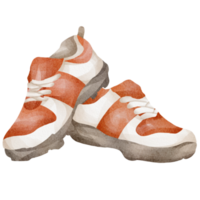 watercolor shoes sport png