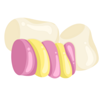 guimauve dessert agrafe art png