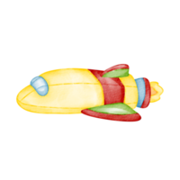 Aquarell Flugzeug Clip Kunst png