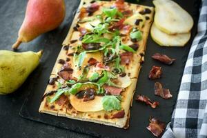 Flat bread sandwich photo