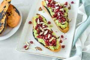 Avocado and sweet potato photo