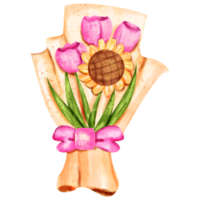 aquarell blumenstrauß blume png