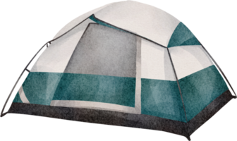 clipart de tenda em aquarela png