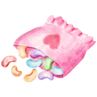 watercolor candy clip art png