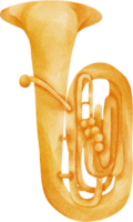 Tuba music instrument png