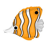 Peixe borboleta mar animal png