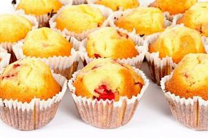 Homemade sweet muffins photo
