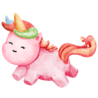 watercolor unicorn clip art png