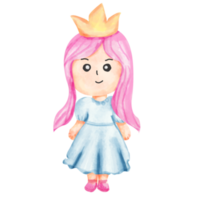 watercolor princess clip art png