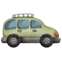 waterverf auto klem kunst png