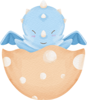 Aquarell Baby Drachen png