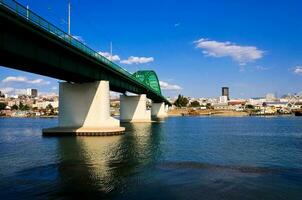 Sava bridge landscape photo