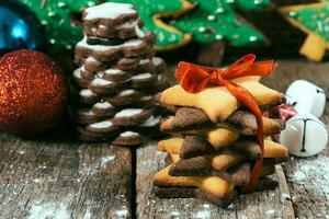 Traditional holiday cookies photo