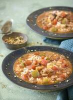 Stuffed papper soup recipe photo