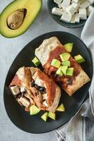 Enchiladas vegetarian recipe photo