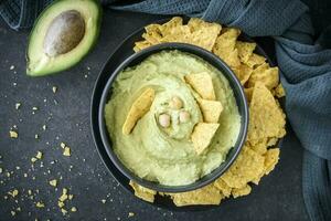 avocado chickpea hummus photo