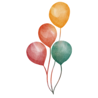 watercolor balloon clip art png