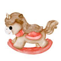 rocking horse baby toy png