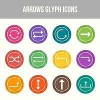 Beautiful Arrows vector icon set