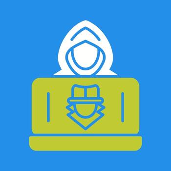 icono de vector de hacker