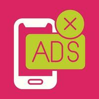 AD Block Vector Icon