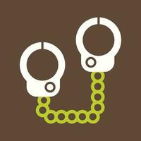 Police Handcuffs Vector Icon