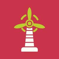 Windmill Vector Icon