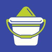 Sand Bucket Vector Icon