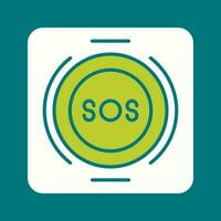 Emergency Button Vector Icon
