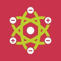 Atom Structure Vector Icon