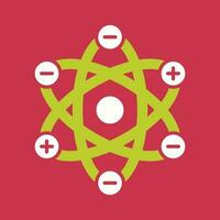 Atom Structure Vector Icon