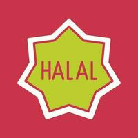 Halal Vector Icon