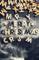 Merry Christmas cookies photo