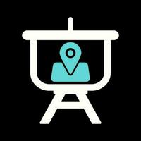 Location Presentation Vector Icon