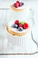 Sweet berry tart photo